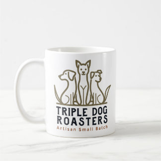 Triple Hund Roasters White Mugg