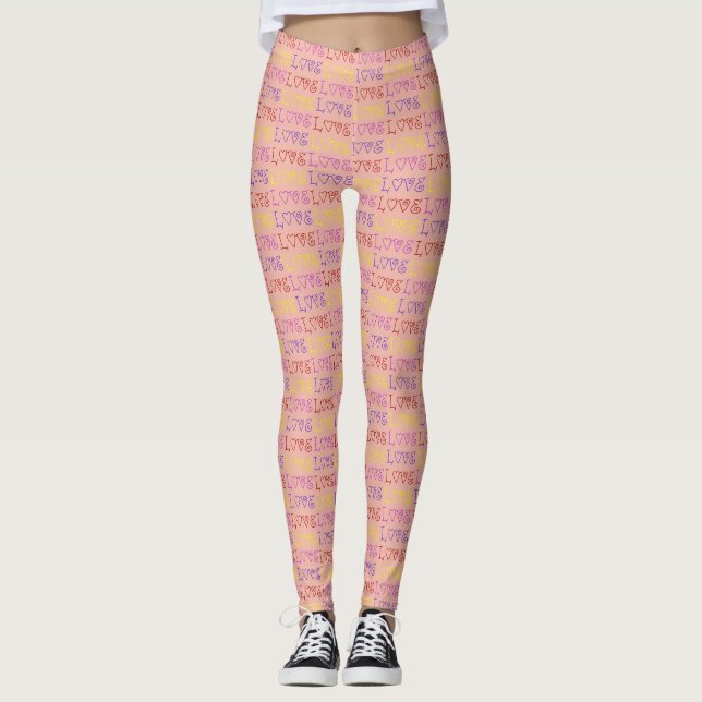Triple Kärlek Leggings (Framsida)