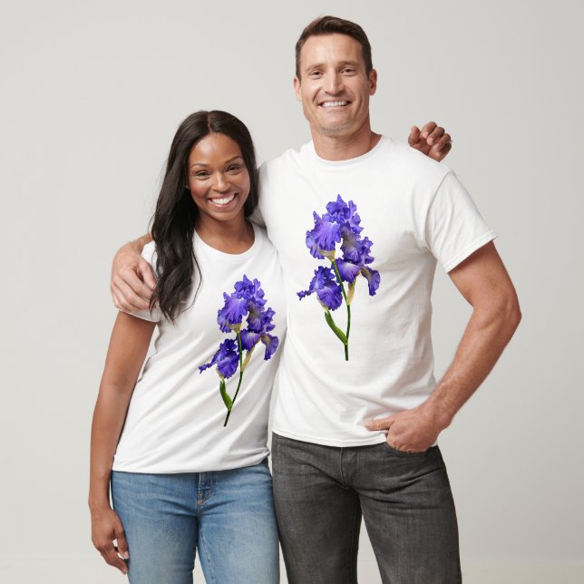 Triple Lila Iris T Shirt (Unisex)