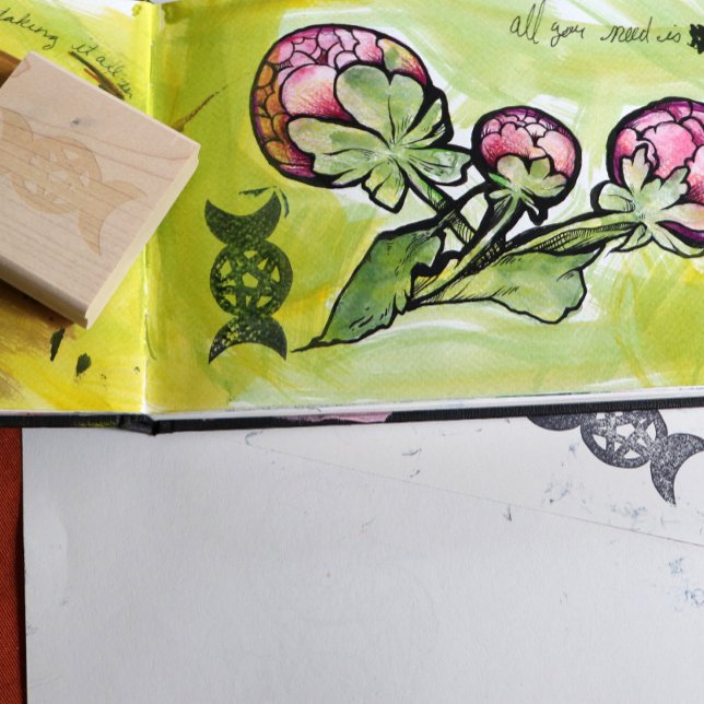 Triple Måne Goddes Pentagram Stämpel (Skapare uppladdad)