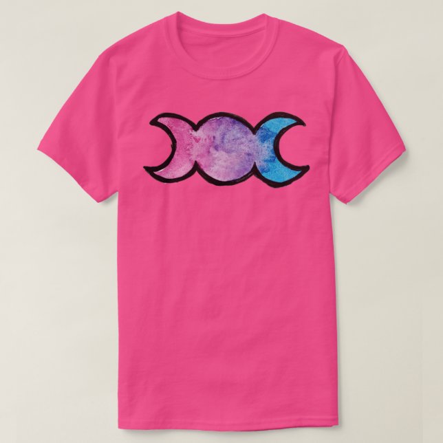 Triple måne Goddess2 T Shirt (Design framsida)