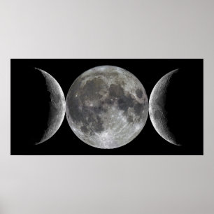 Triple Måne Goddess Poster