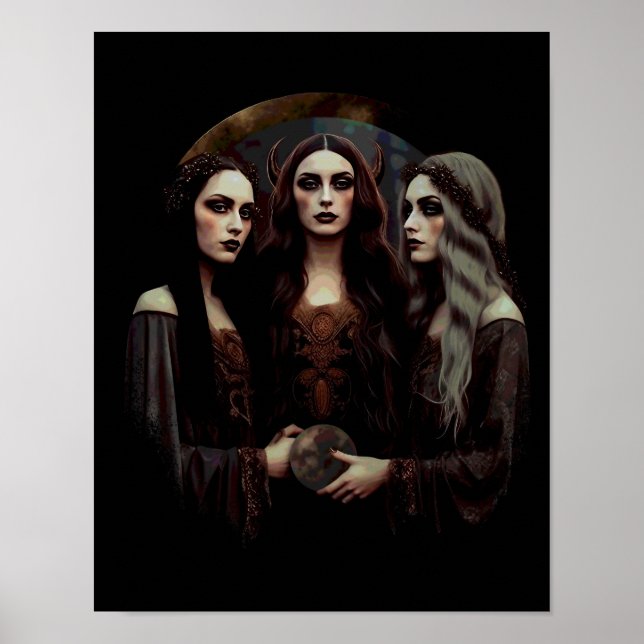 Triple Måne Goddess Poster (Framsidan)
