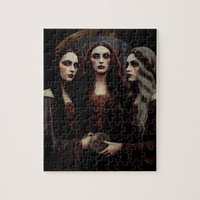 Triple Måne Goddess Pussel (Vertikal)