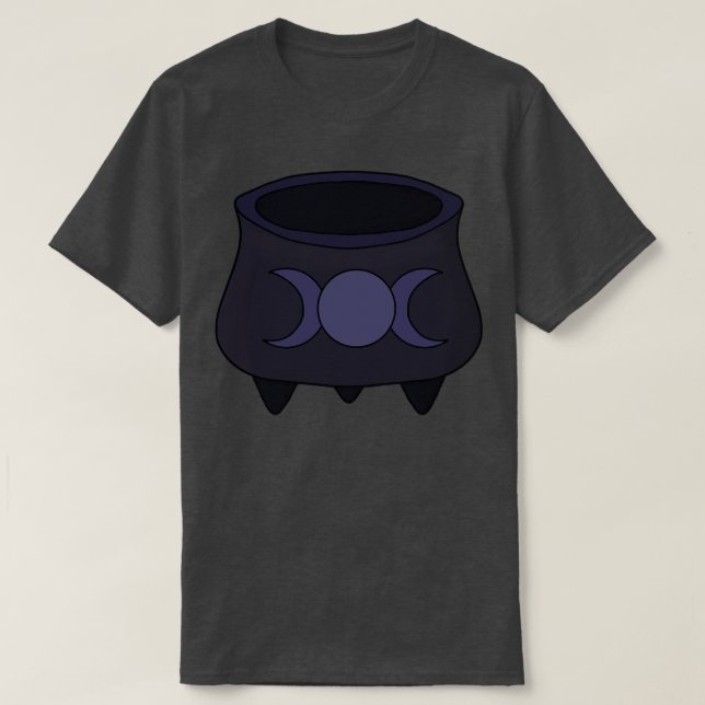 Triple Måne Godness Cauldron T Shirt (Design framsida)