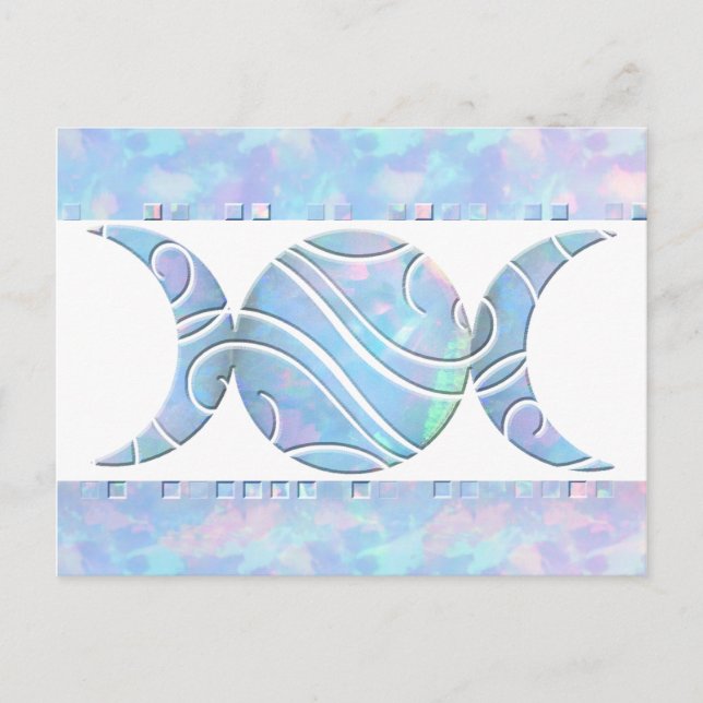 Triple Måne Opal Vykort (Framsida)