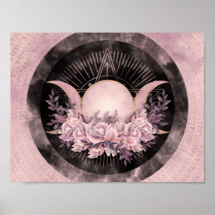 Triple Måne - Triple Goddes - Gentle Blommigt Poster