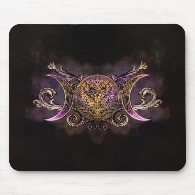 Triple Måne - Triple Goddes - Midnight shimmer Musmatta (Framsidan)