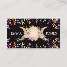 Triple Måne - Triple Goddess Blommigt Ornament