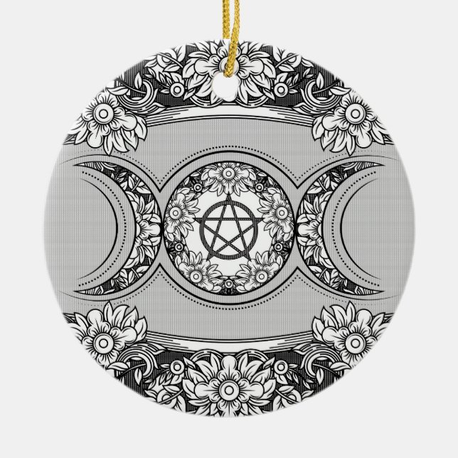 Triple Måne - Triple Goddess Ornament (Framsidan)