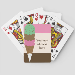 Triple Scoop Glasskort Spelkort