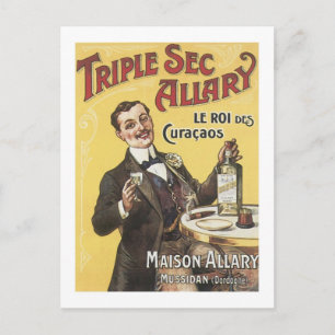 Triple Sec Allary Vykort