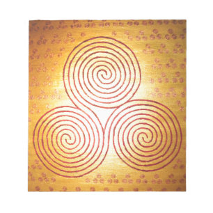 Triple Spiral labyrint Anteckningsblock