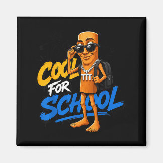 Triple T Tung Sahur Tillbaka Till Skolan Meme Barn Magnet