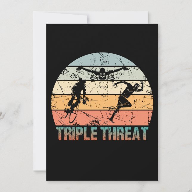 Triple Threat - Triathlon Athlete (Framsida)