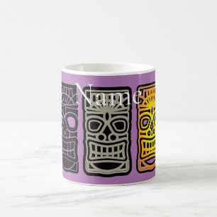 Triple Tiki Sculptures Thunder_Cove Kaffemugg