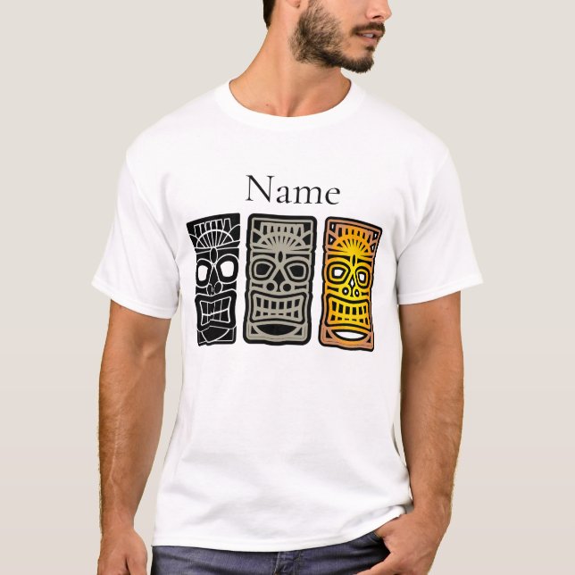 Triple Tiki Sculptures Thunder_Cove T Shirt (Framsida)