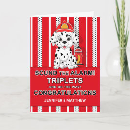 Triplet Grattiss Dalmatian Puppy Firehouse Kort