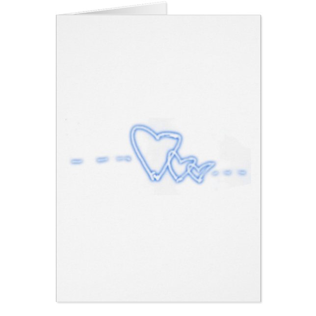 Tripletkärlek Hälsningskort (Framsidan)