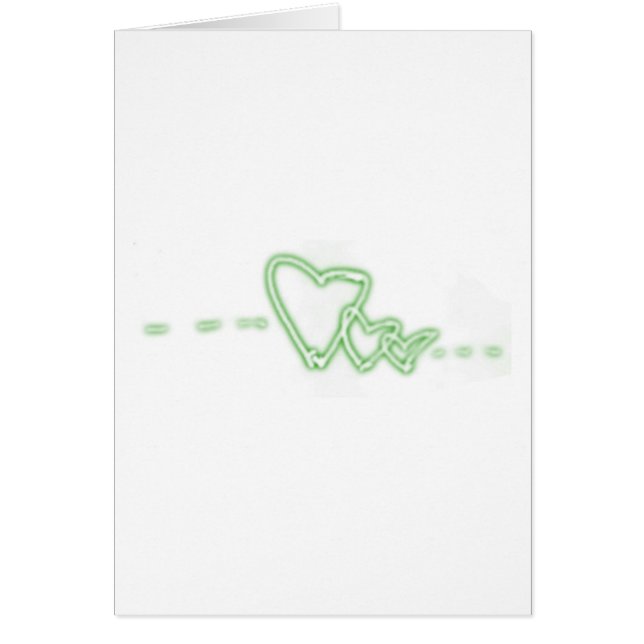 Tripletkärlek Hälsningskort (Framsidan)