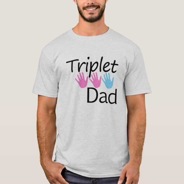 tripletpappaskjorta t shirt (Framsida)