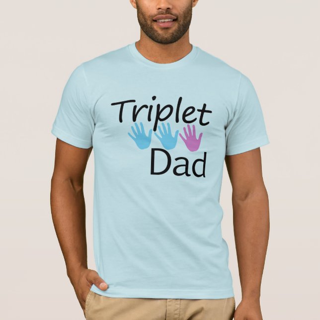 tripletpappaskjorta t-shirt (Framsida)