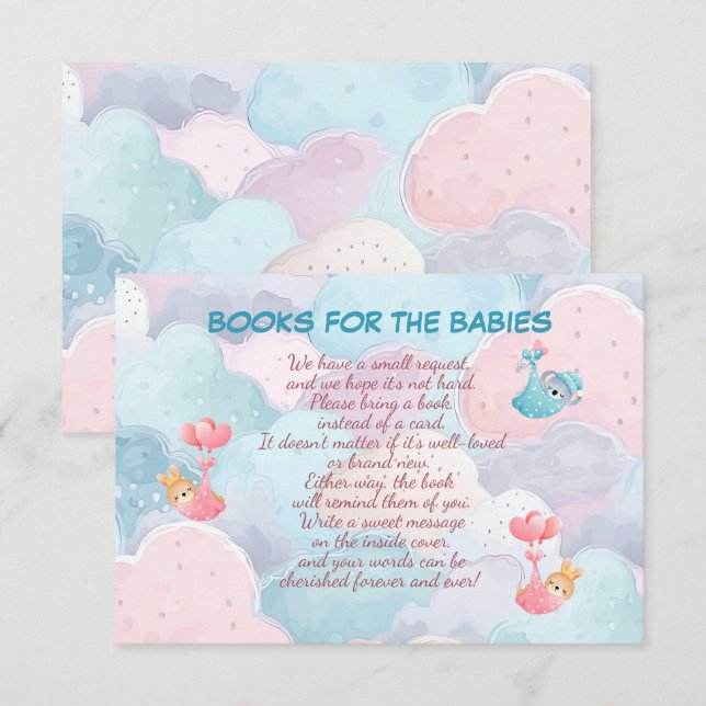 Triplets Books for the Babies Tack Kort (Fram/baksida)