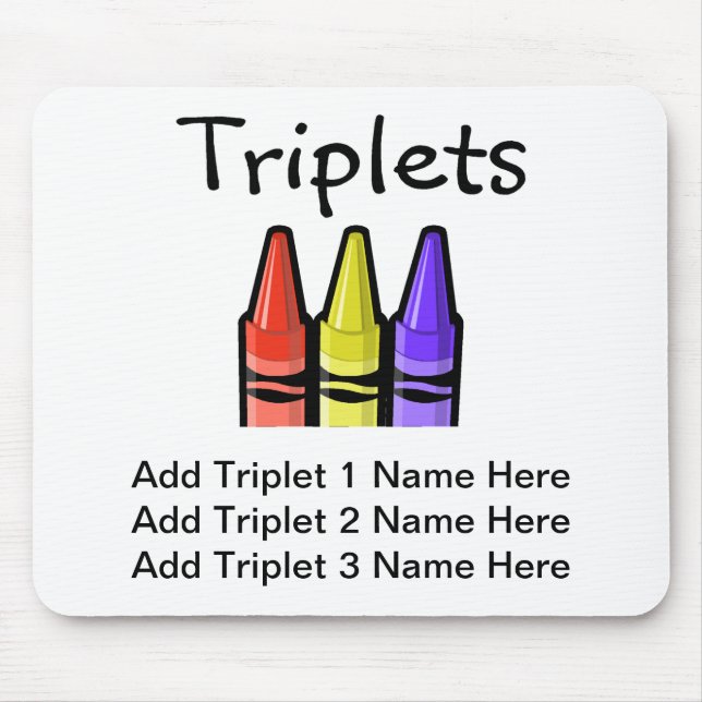 Triplets (kritor) musmatta (Framsidan)