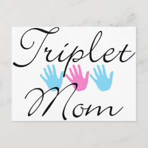 triplettmamma vykort