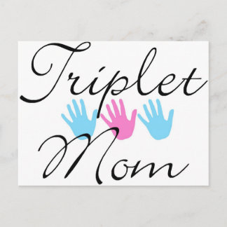 triplettmamma vykort