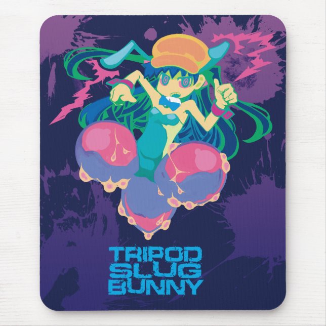"TRIPOD SLUG BUNNY"mousepad Musmatta (Framsidan)