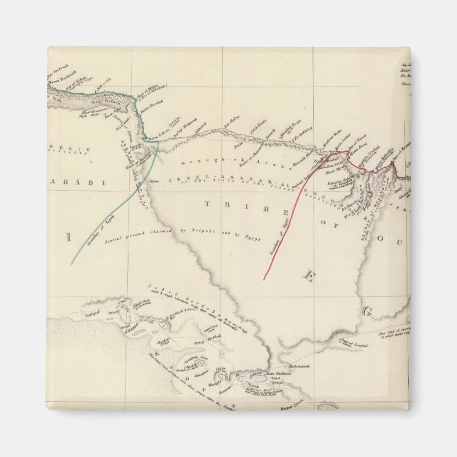 Tripoli, Egypten Magnet (Framsidan)