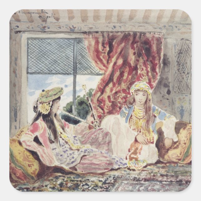 Tripoli, Harem Fyrkantigt Klistermärke (Framsida)