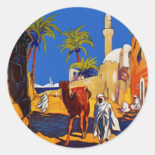 Tripoli - Libia (Libyen) Runt Klistermärke