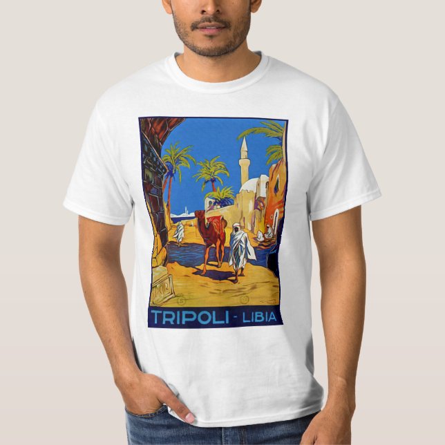 Tripoli - Libia (Libyen) Tee Shirt (Framsida)