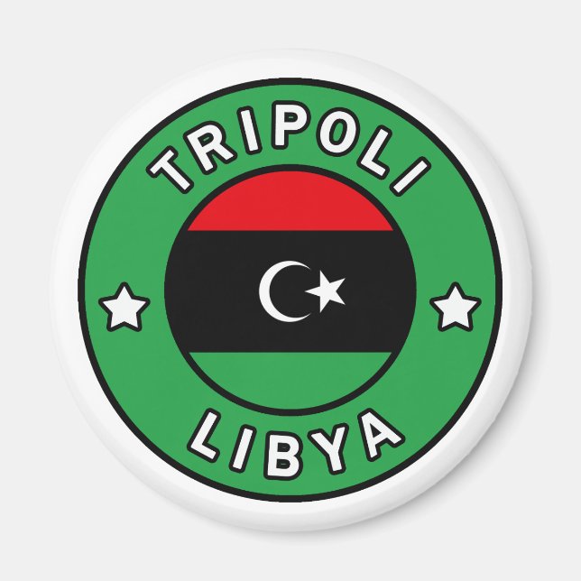 Tripoli Libyen Magnet (Framsidan)
