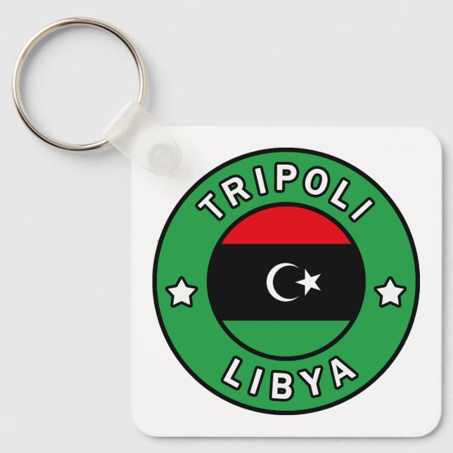 Tripoli Libyen Nyckelring (Framsida)