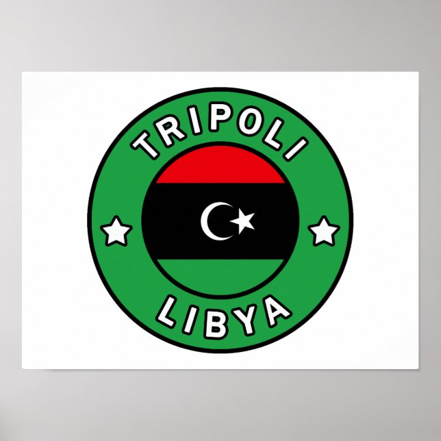 Tripoli Libyen Poster (Framsidan)