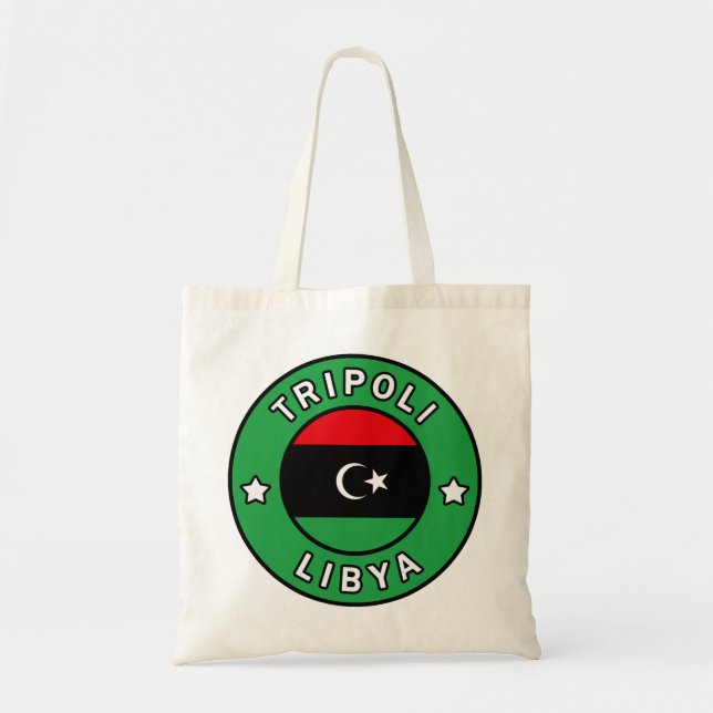 Tripoli Libyen Tygkasse (Framsidan)