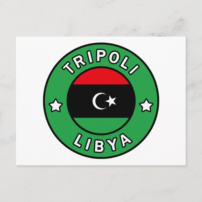 Tripoli Libyen Vykort (Framsida)