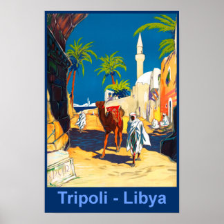 Tripoli, Libyens återreseaffisch Poster
