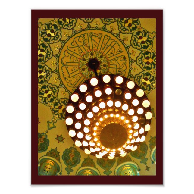 Tripoli Shrine Temple Ceiling Fototryck (Framsidan)