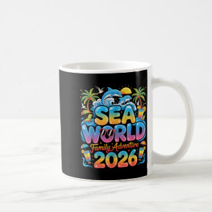 Tripp Familj Tropisk Världsäventyr 2026 Semester Kaffemugg