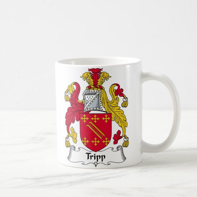 Tripp familjvapensköld kaffemugg (Höger)