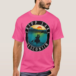 Tripp Sjö Wisconsin Kayaking T Shirt