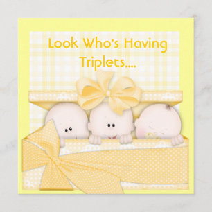 TRIPPAR BABY SHOWER INVITATION FÖR MÅNGA INBJUDNINGAR