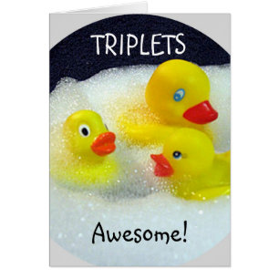 "TRIPPAR" TRIPPLE KÄRLEK/HUGS/KISSES/ROLIGT HÄLSNINGSKORT