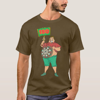 Trippel 180 Dartboard Dart Tournament T Shirt