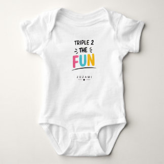 Trippel 2 Roligt Babyväst T Shirt