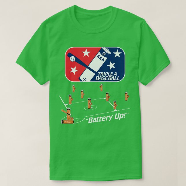 Trippel A Baseball 1 T Shirt (Design framsida)